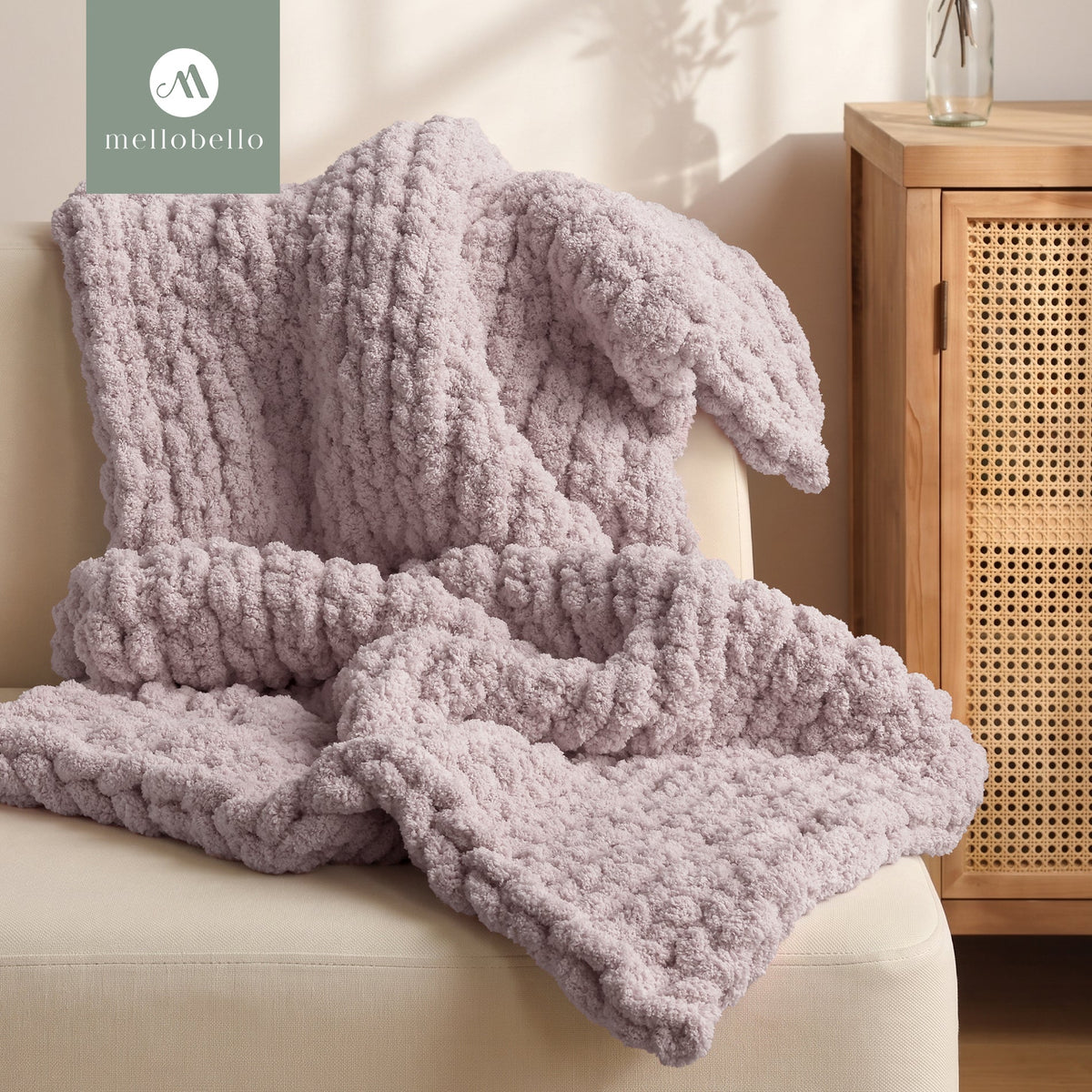 MelloBello 10 Series Chunky Yarn Velvet Taupe