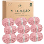 MelloBello 10 Series Chunky Yarn Blush Pink