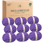 MelloBello 10 Series Chunky Yarn Blue Iris