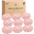 MelloBello 10 Series Chunky Yarn Soft Blush