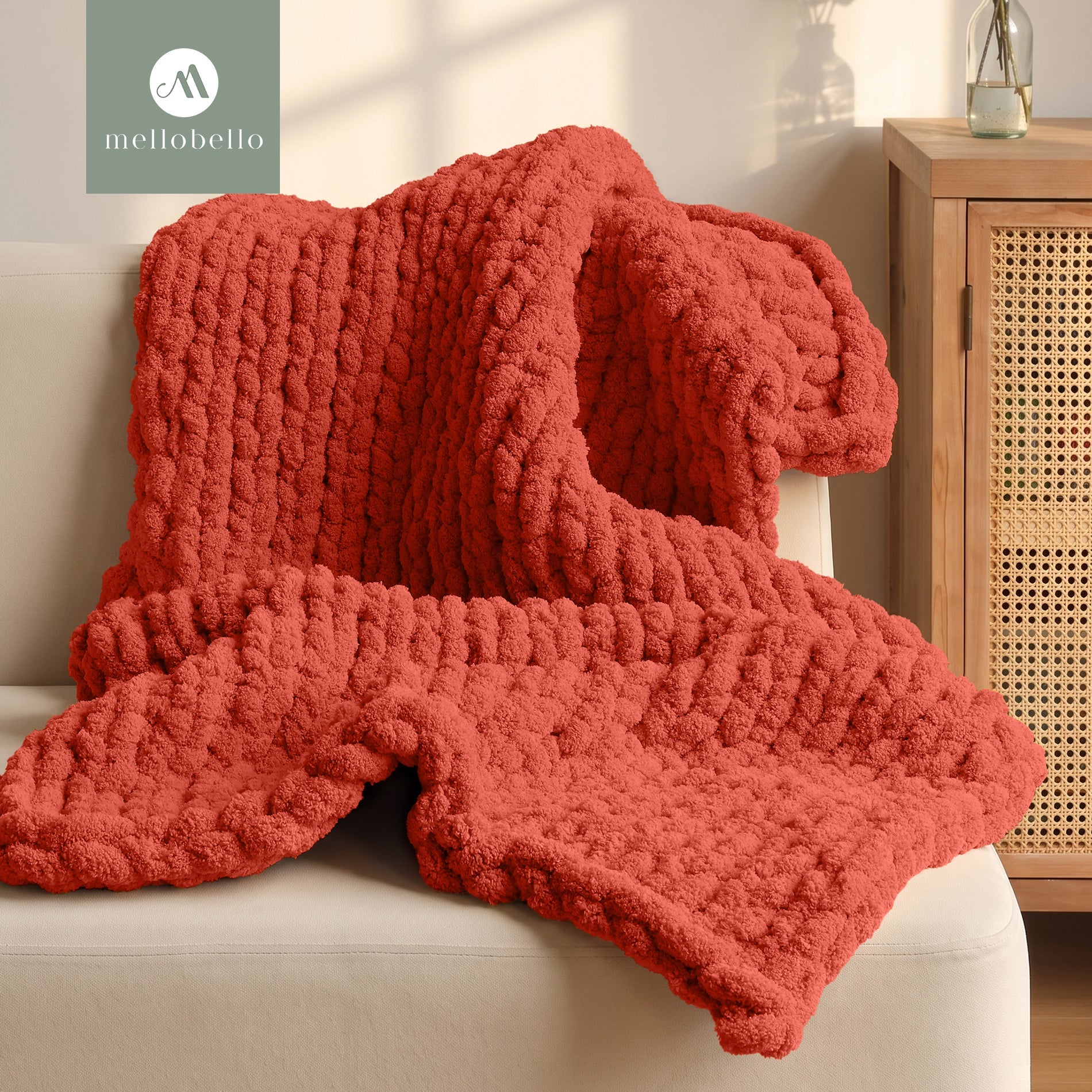 MelloBello 10 Series Chunky Yarn Cayon Clay