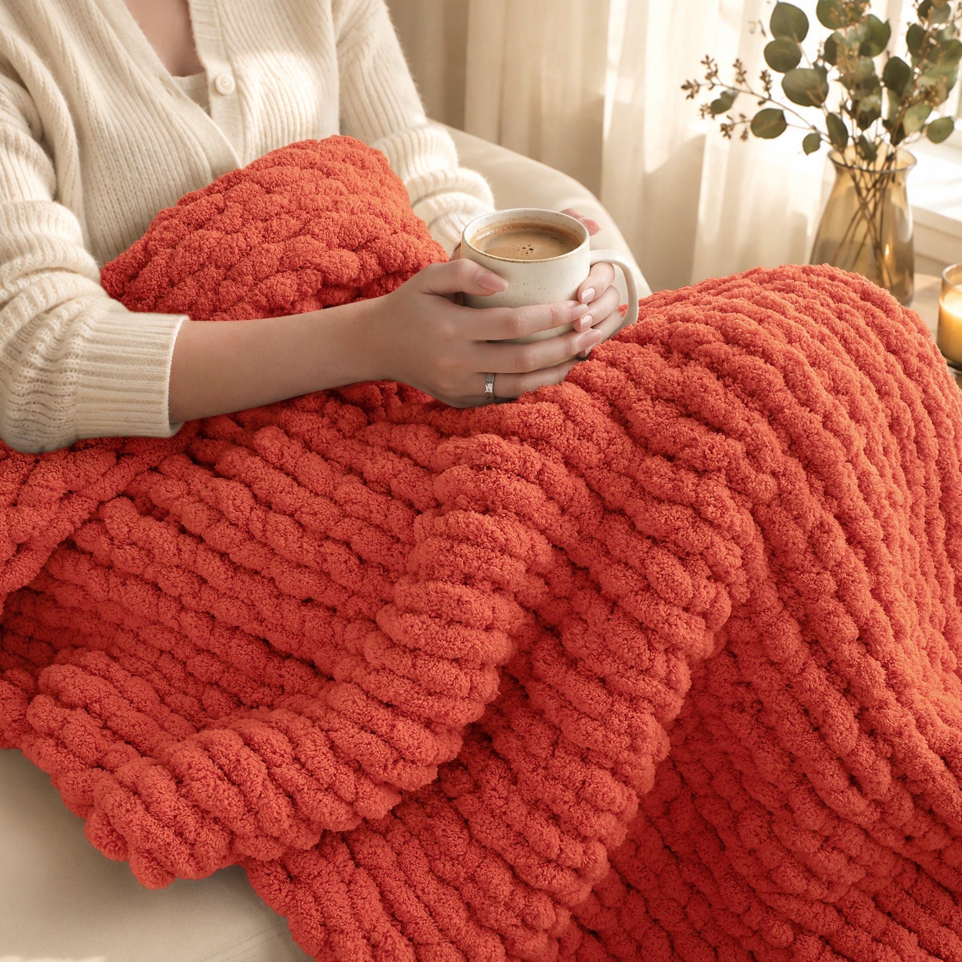 MelloBello 10 Series Chunky Yarn Cayon Clay