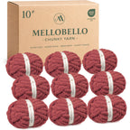 MelloBello 10 Series Chunky Yarn Mulberry Wine