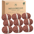 MelloBello 10 Series Chunky Yarn Walnut Brown