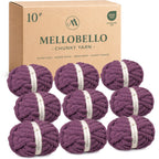 MelloBello 10 Series Chunky Yarn Dusty Plum
