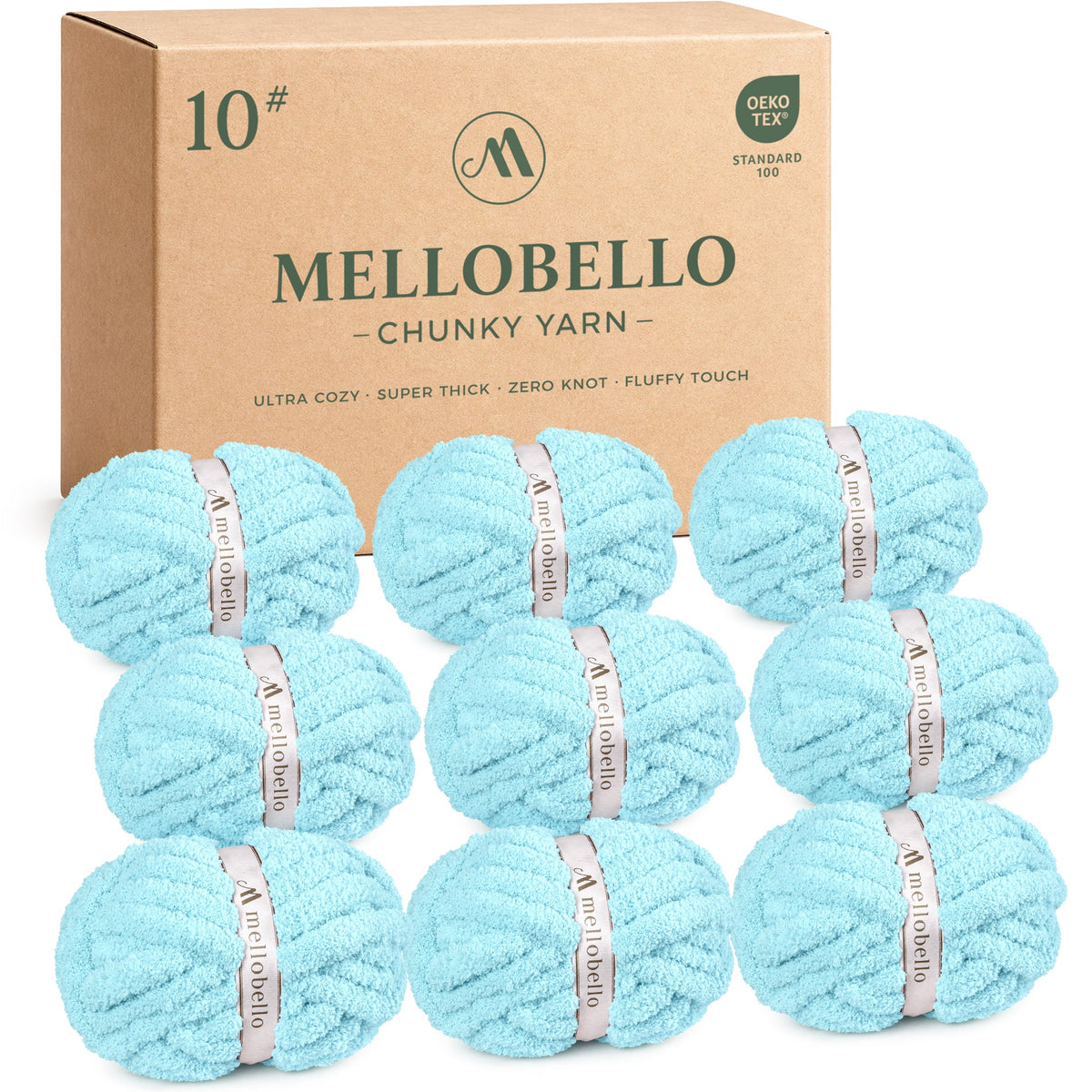 MelloBello 10 Series Chunky Yarn Ocean Breeze