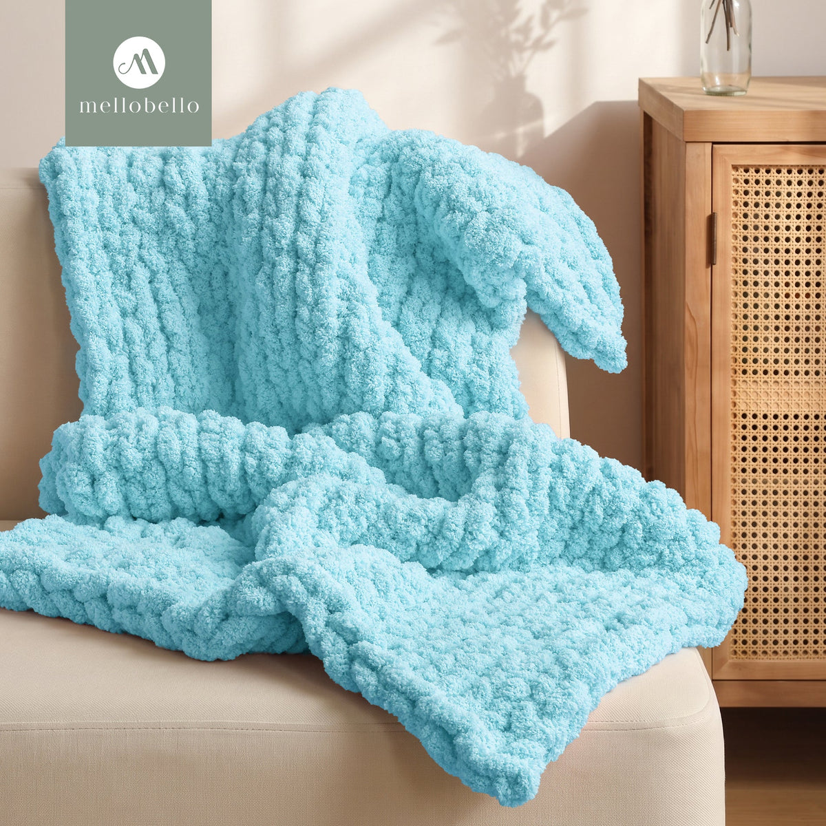 MelloBello 10 Series Chunky Yarn Ocean Breeze