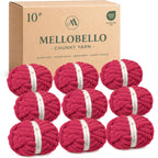 MelloBello 10 Series Chunky Yarn Cheery Wine