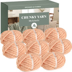 MelloBello Chunky Yarn Apricot Pink