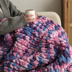 MelloBello Chunky Yarn Purple&Pink&Blue